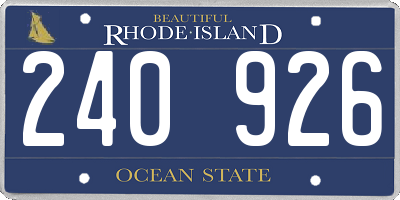 RI license plate 240926