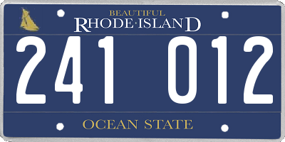 RI license plate 241012