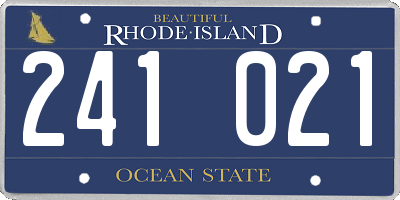 RI license plate 241021