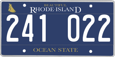 RI license plate 241022