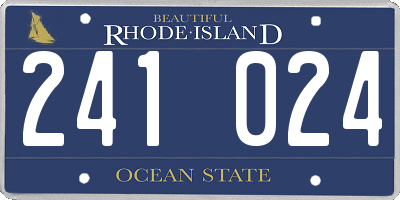 RI license plate 241024