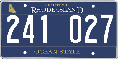 RI license plate 241027
