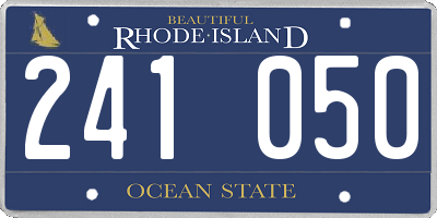 RI license plate 241050
