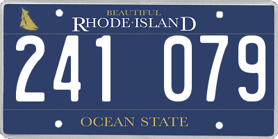 RI license plate 241079