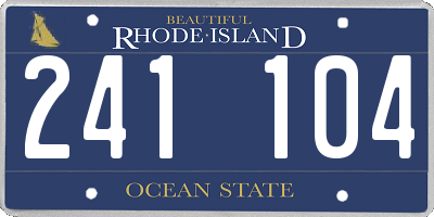 RI license plate 241104
