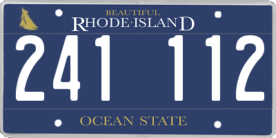 RI license plate 241112