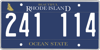 RI license plate 241114