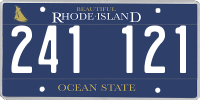 RI license plate 241121