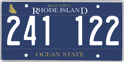 RI license plate 241122