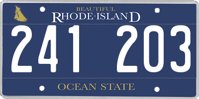 RI license plate 241203