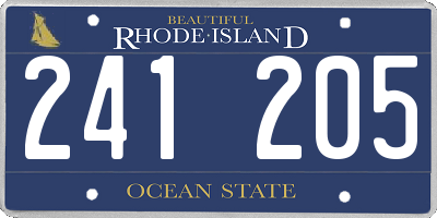 RI license plate 241205