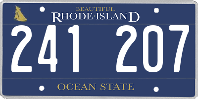 RI license plate 241207