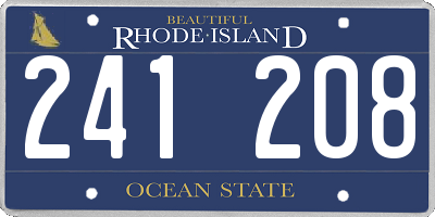 RI license plate 241208