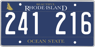 RI license plate 241216