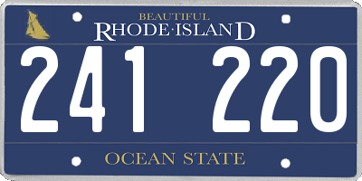 RI license plate 241220