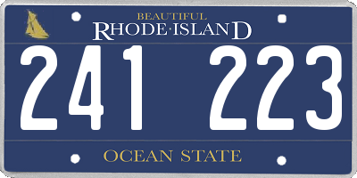 RI license plate 241223