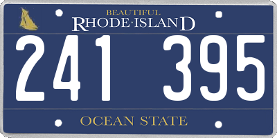 RI license plate 241395