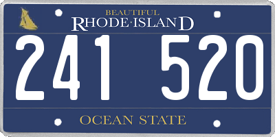 RI license plate 241520