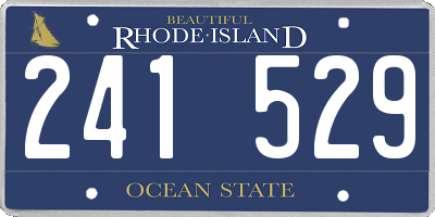 RI license plate 241529
