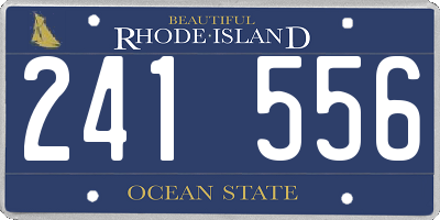 RI license plate 241556
