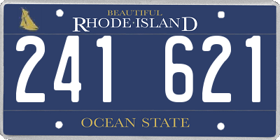 RI license plate 241621