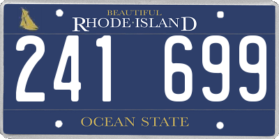 RI license plate 241699