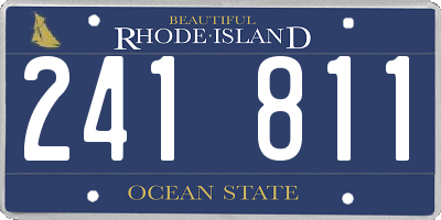 RI license plate 241811