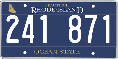 RI license plate 241871