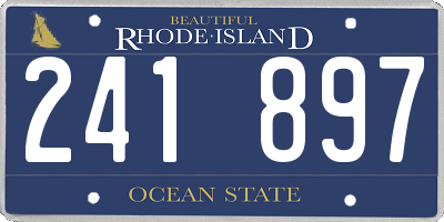 RI license plate 241897