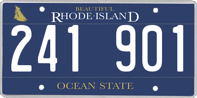 RI license plate 241901