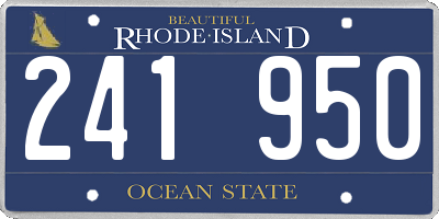 RI license plate 241950