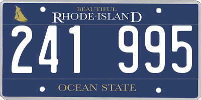 RI license plate 241995