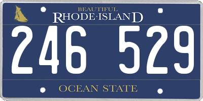 RI license plate 246529