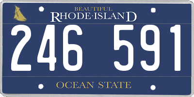 RI license plate 246591