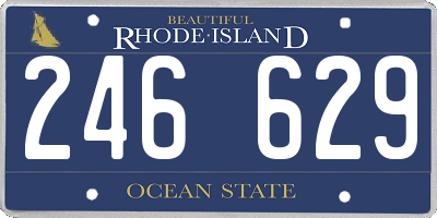 RI license plate 246629