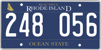RI license plate 248056
