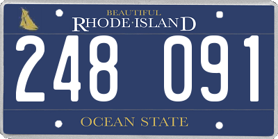 RI license plate 248091