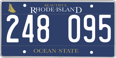 RI license plate 248095