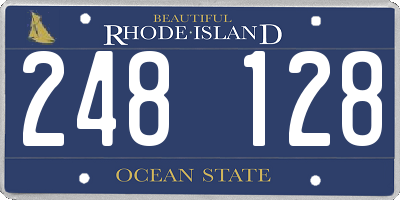 RI license plate 248128