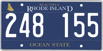 RI license plate 248155