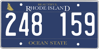 RI license plate 248159