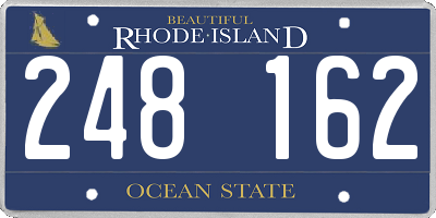 RI license plate 248162