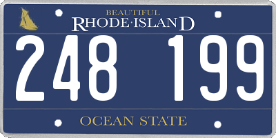 RI license plate 248199