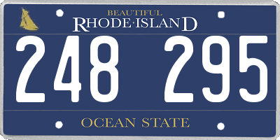RI license plate 248295