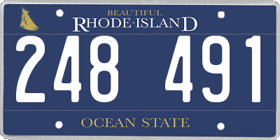 RI license plate 248491