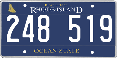 RI license plate 248519