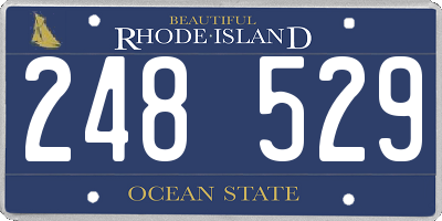 RI license plate 248529