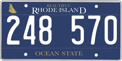 RI license plate 248570