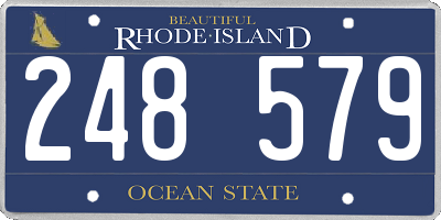 RI license plate 248579