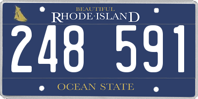 RI license plate 248591